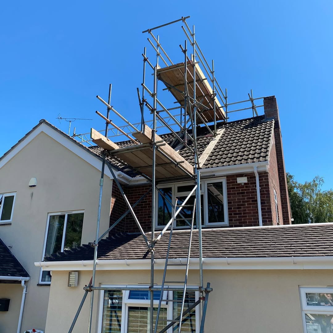 Commercial Building Scaffolding